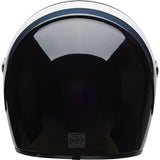 Bell Eliminator Menace Gloss Black White