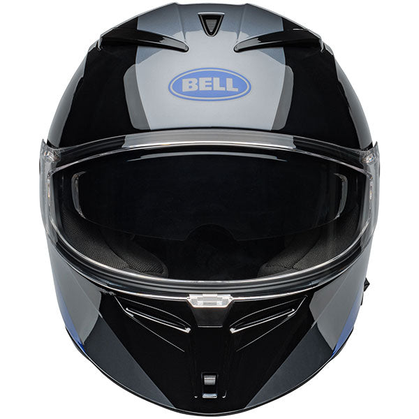 Bell Lithium Shear Motorcycle Helmet Grey Blue
