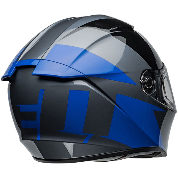 Bell Lithium Shear Motorcycle Helmet Grey Blue