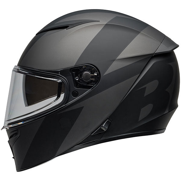 Bell Lithium Shear Matte Black Metallic Motorcycle Helmet Black