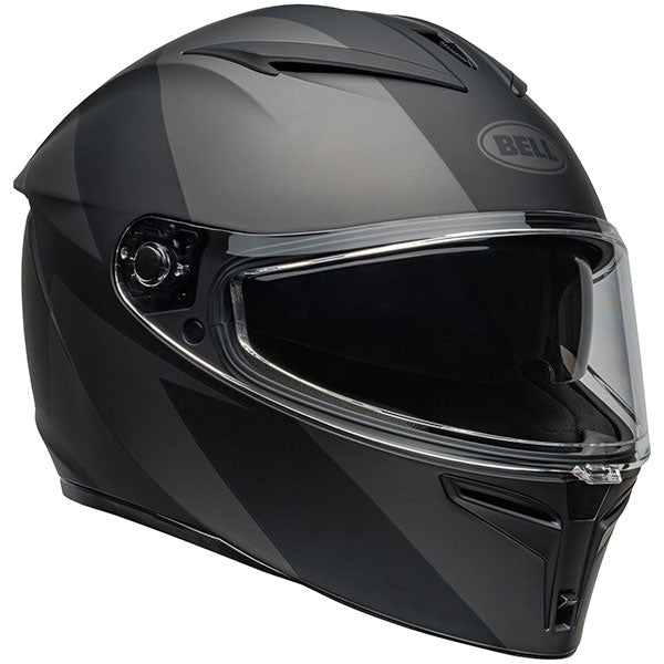 Bell Lithium Shear Matte Black Metallic Motorcycle Helmet Black