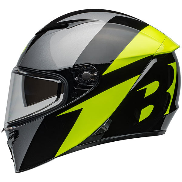 Bell Lithium Shear Metallic Grey Retina Motorcycle Helmet