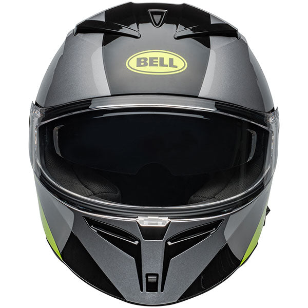 Bell Lithium Shear Metallic Grey Retina Motorcycle Helmet