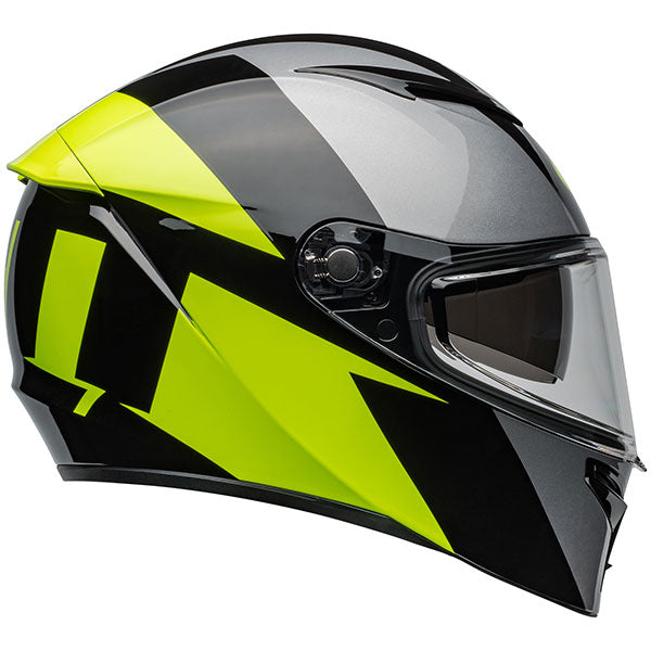 Bell Lithium Shear Metallic Grey Retina Motorcycle Helmet