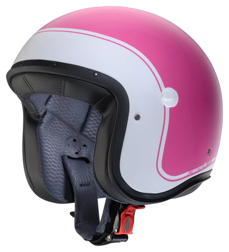 Caberg Freeride X Imola Matt Fuchsia White Motorcycle Helmet 