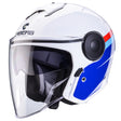 Caberg Soho Zephyr Matt White Blue Red Motorcycle Helmet 