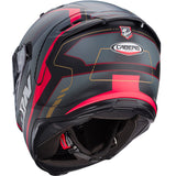 Caberg Avalon X Optic Matt Black Grey Red Motorcycle Helmet