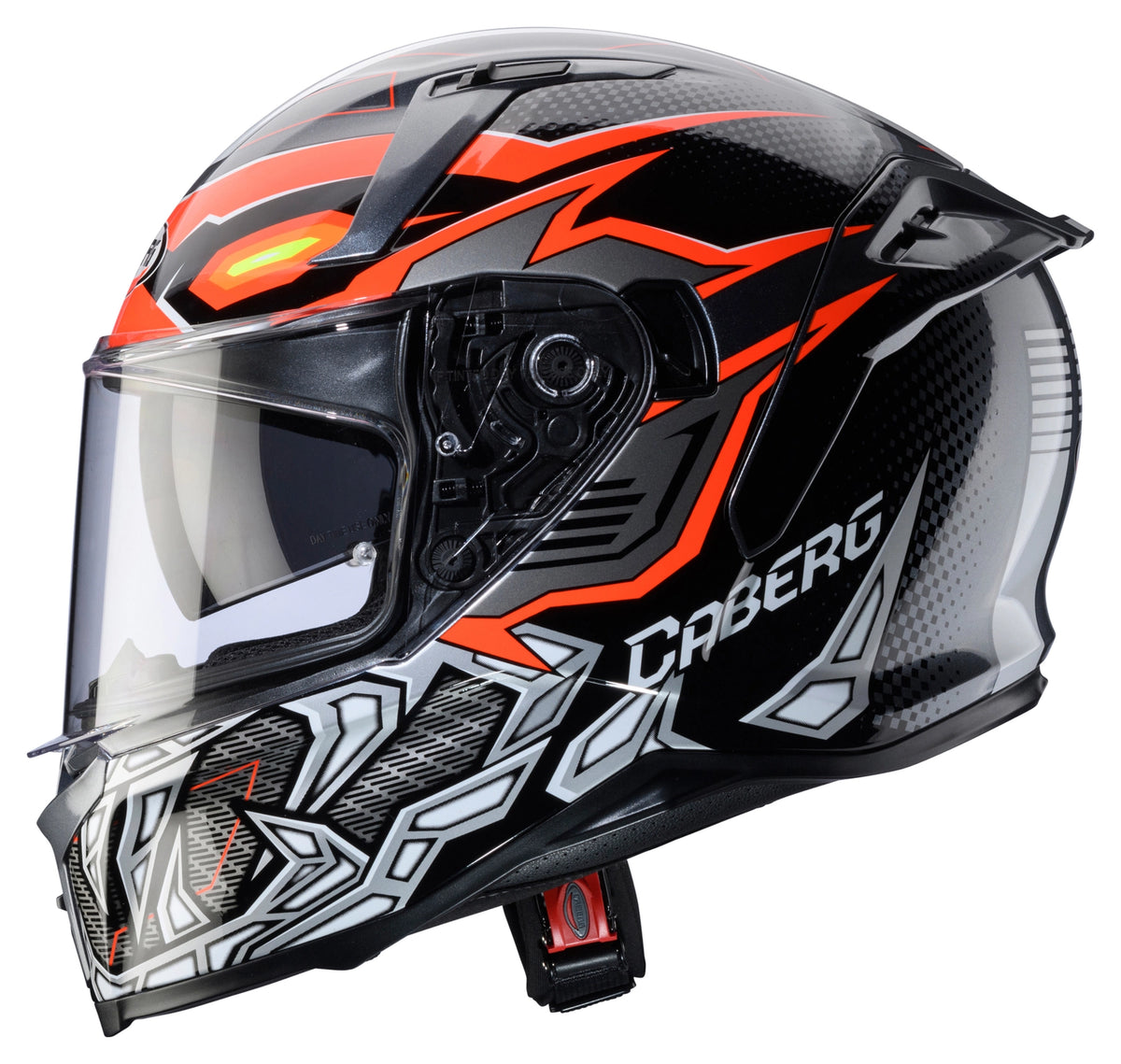 Caberg Avalon X Gurkha Black Grey Fluo Orange Motorcycle Helmet