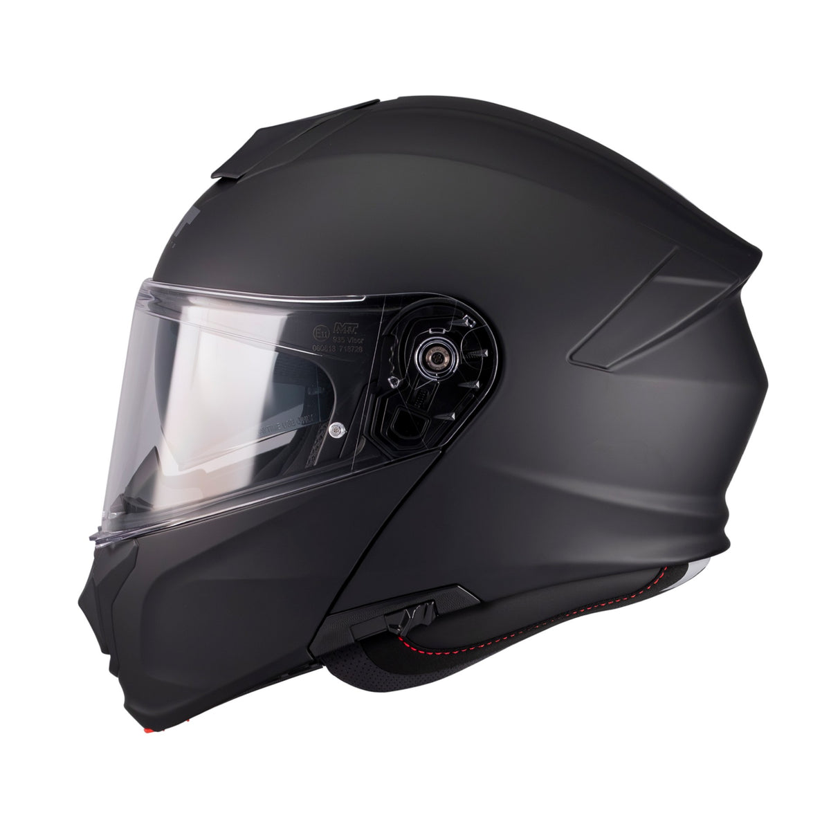MT Genesis R SV Pure Matt Black Motorcycle Flip Front Helmet