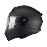 MT Genesis R SV Pure Matt Black Motorcycle Flip Front Helmet