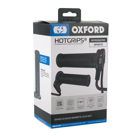 Oxford EL399 HotGrips Advanced Integrated Sport Motorcycle Heated Handlebar Grips
