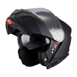 MT Genesis R SV Pure Matt Black Motorcycle Flip Front Helmet