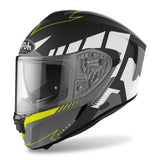 Airoh Spark Rise Motorcycle Road Yellow Black Yellow Matt 