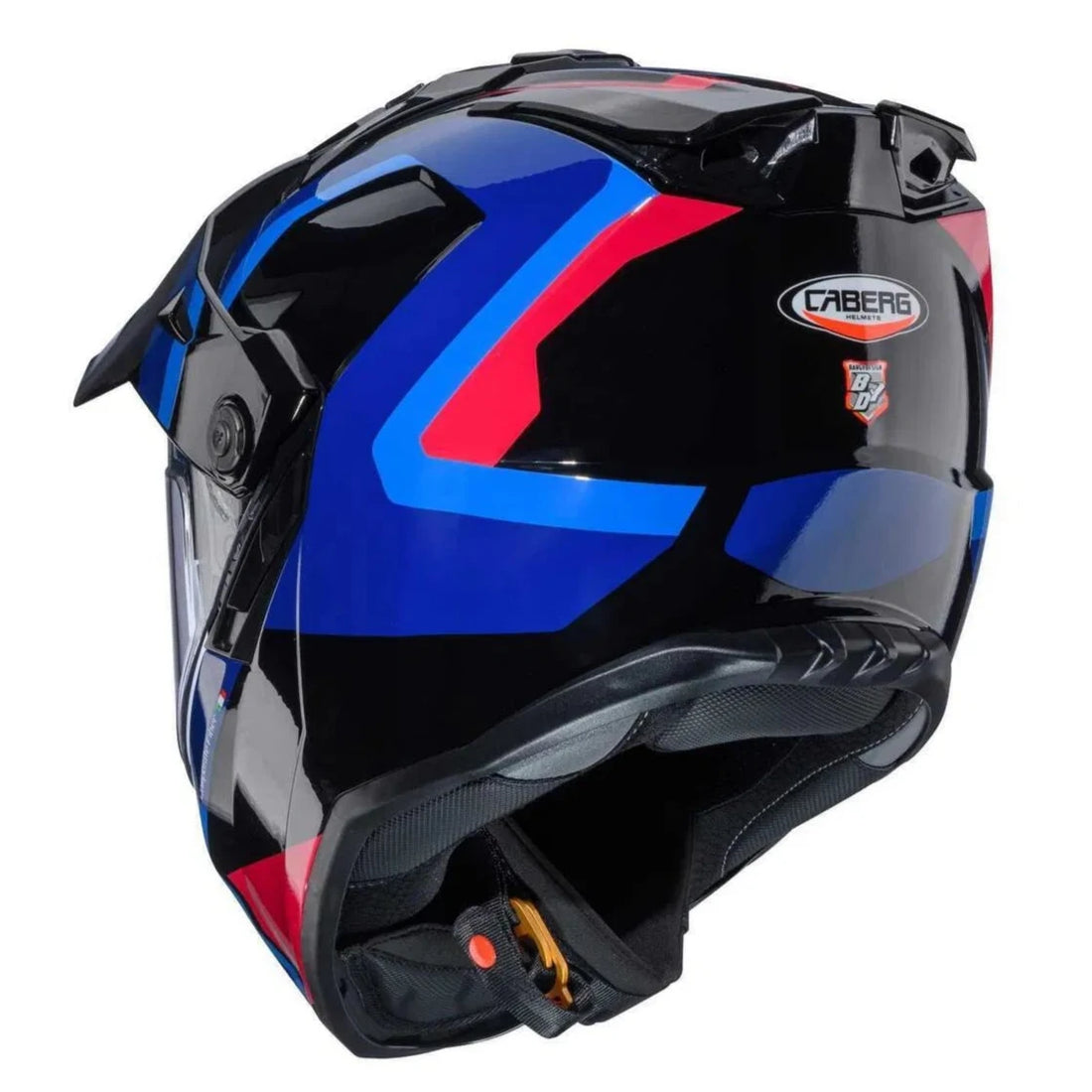 Caberg Tanami Scram Black Red Blue Light Blue Motorcycle Helmet
