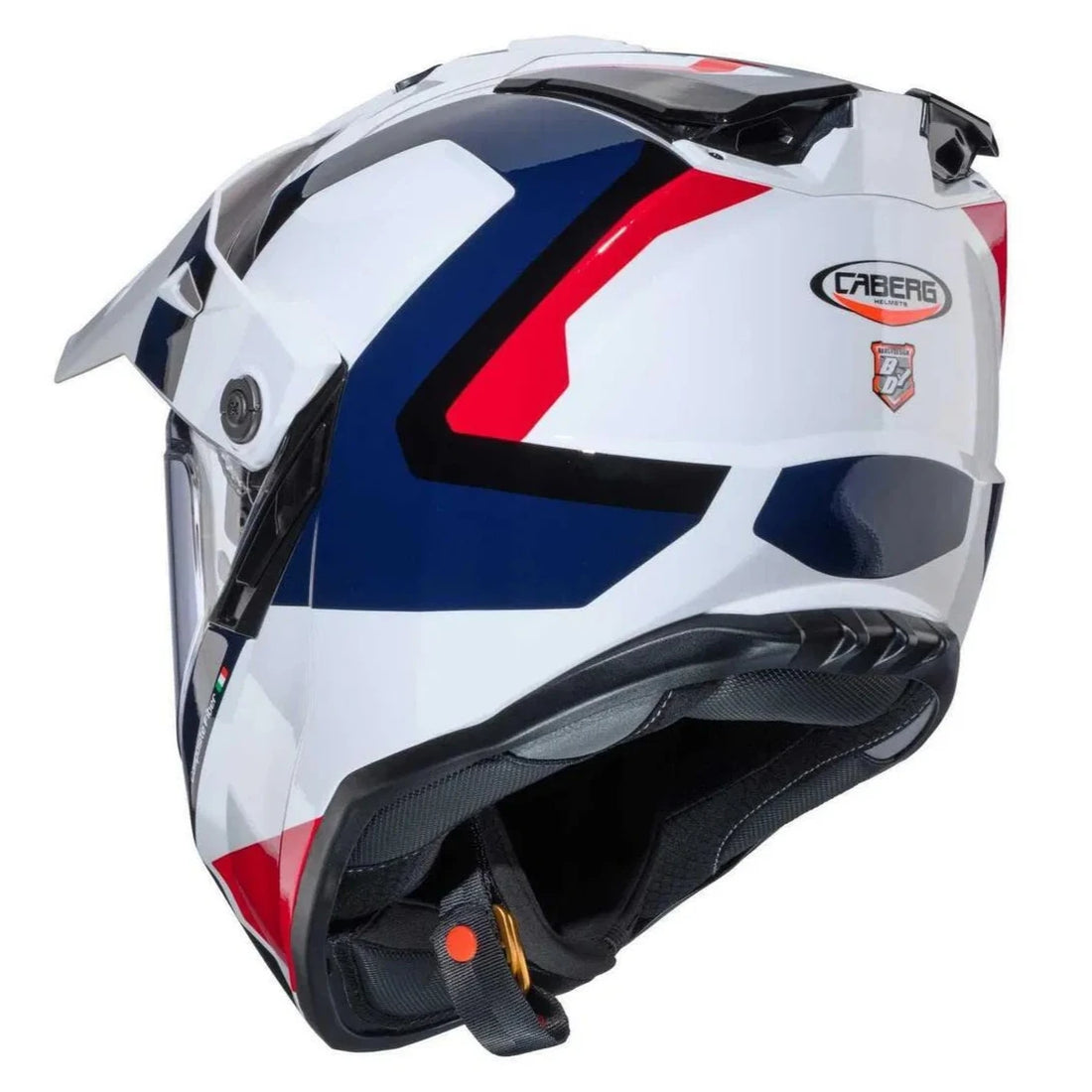 Caberg Tanami Scram White Red Blue Motorcycle Helmet