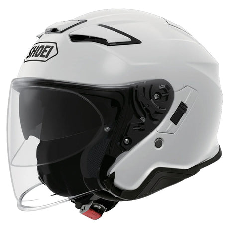 Shoei J-Cruise 3 Plain White Motorcycle Helmet
