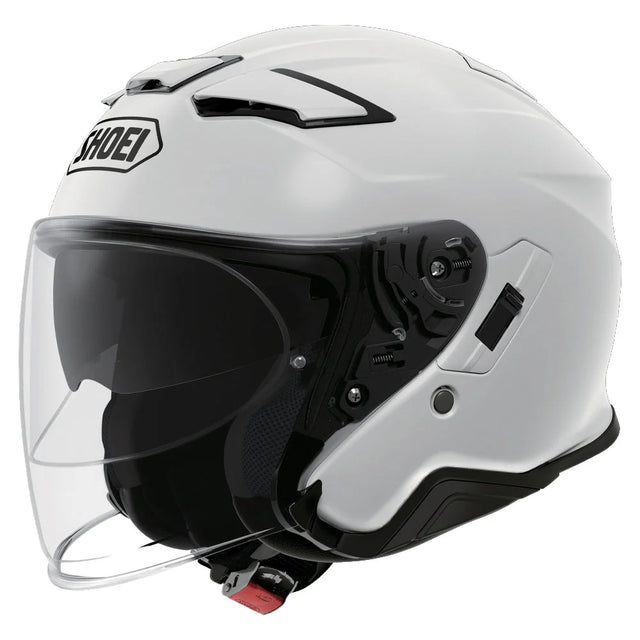 Shoei J-Cruise 3 Plain White Motorcycle Helmet