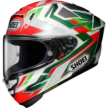 Shoei X-SPR PRO Escalate TC4 Green Motorcycle Helmet