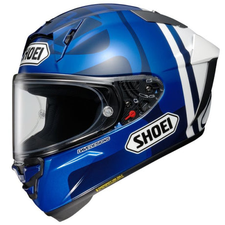Shoei X-SPR PRO AM73 V2 TC2 Blue Motorcycle Helmet 