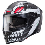 Caberg Avalon X Punk Matt Grey White Red Motorcycle Helmet