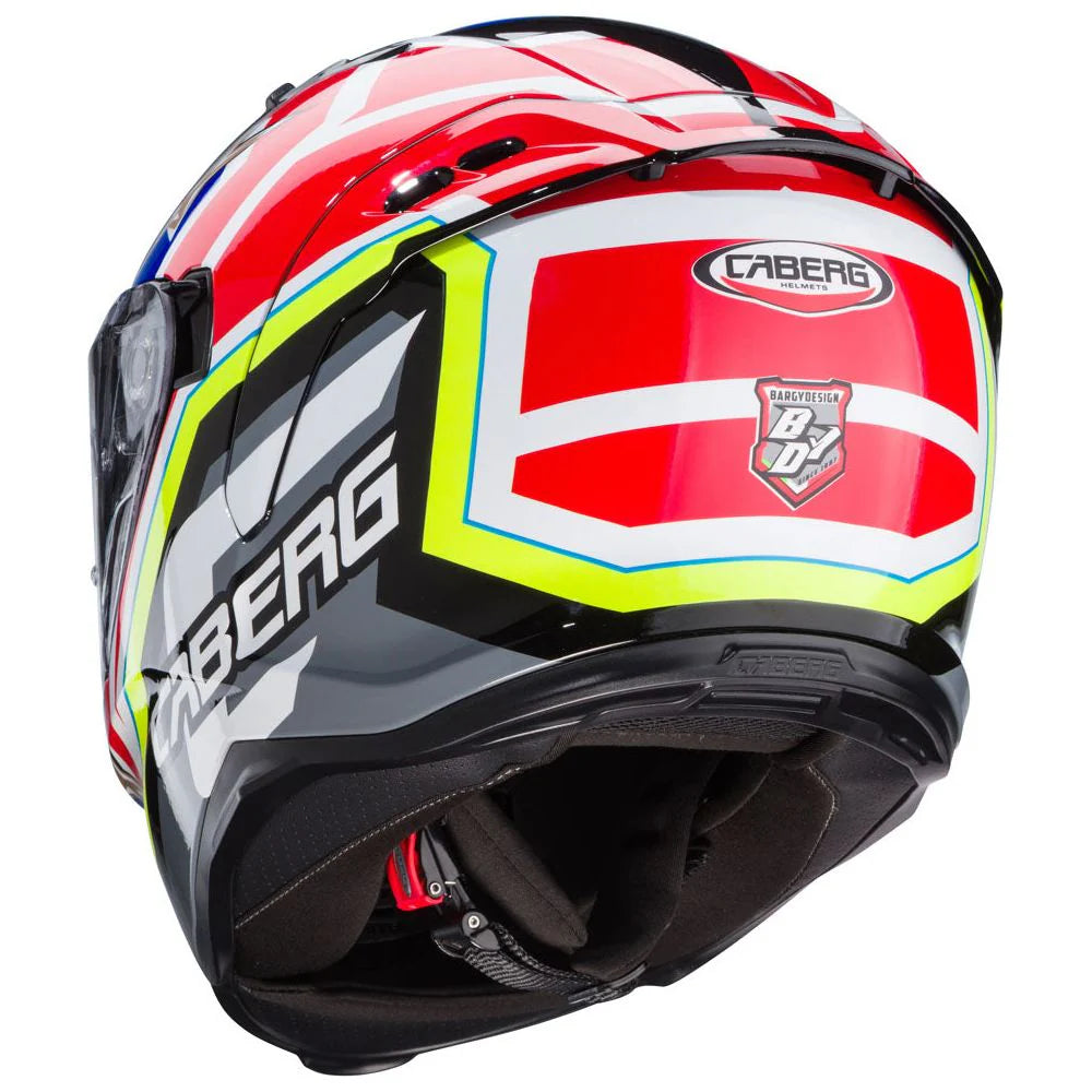 Caberg Avalon X Track Black Yellow Red Blue Motorcycle Helmet