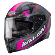 Caberg Avalon X Optic Matt Black Grey Fuchsia Motorcycle Helmet 