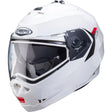 Caberg Duke X Plain Metal White Motorcycle Helmet 