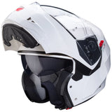 Caberg Duke X Plain Metal White Motorcycle Helmet