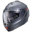 Caberg Duke X Plain Matt Gun Metal Grey Motorcycle Helmet 
