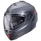 Caberg Duke X Plain Matt Gun Metal Grey Motorcycle Helmet 