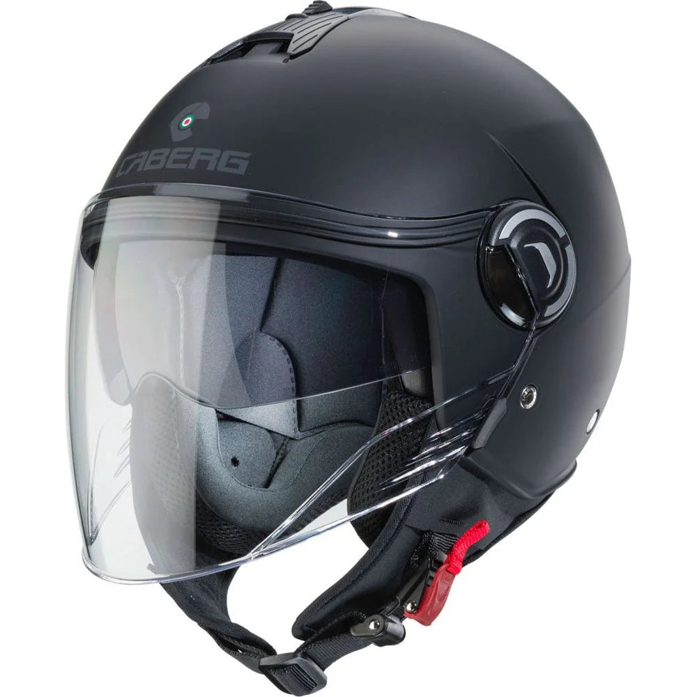 Caberg Riviera V4X Plain Matt Black Motorcycle Helmet 