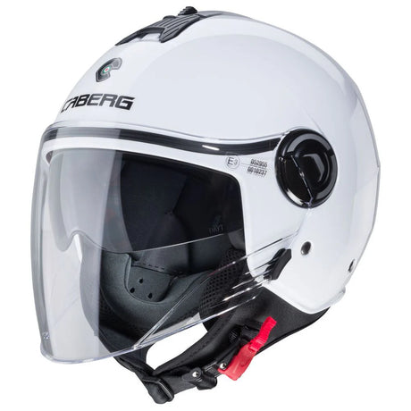 Caberg Riviera V4X Plain White Motorcycle Helmet