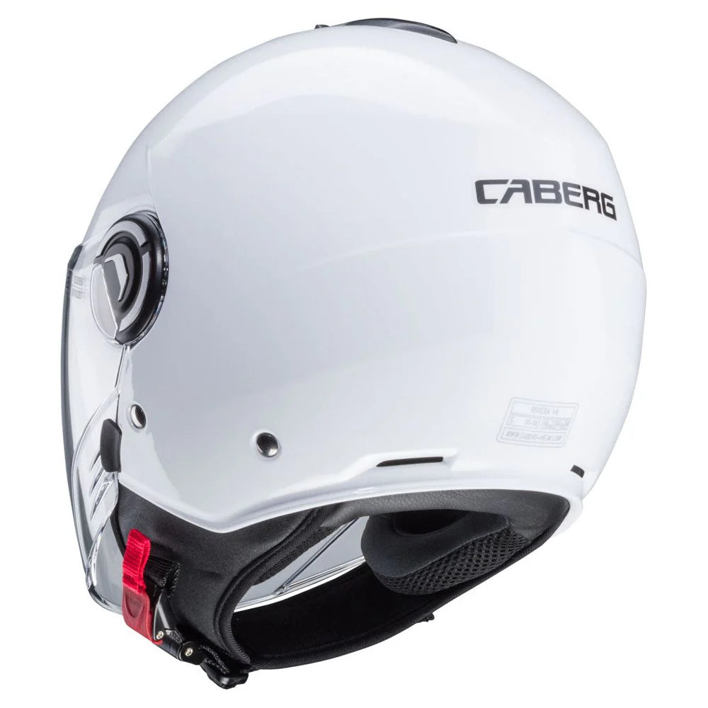 Caberg Riviera V4X Plain White Motorcycle Helmet