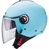 Caberg Riviera V4X Plain Matt Light Blue Motorcycle Helmet