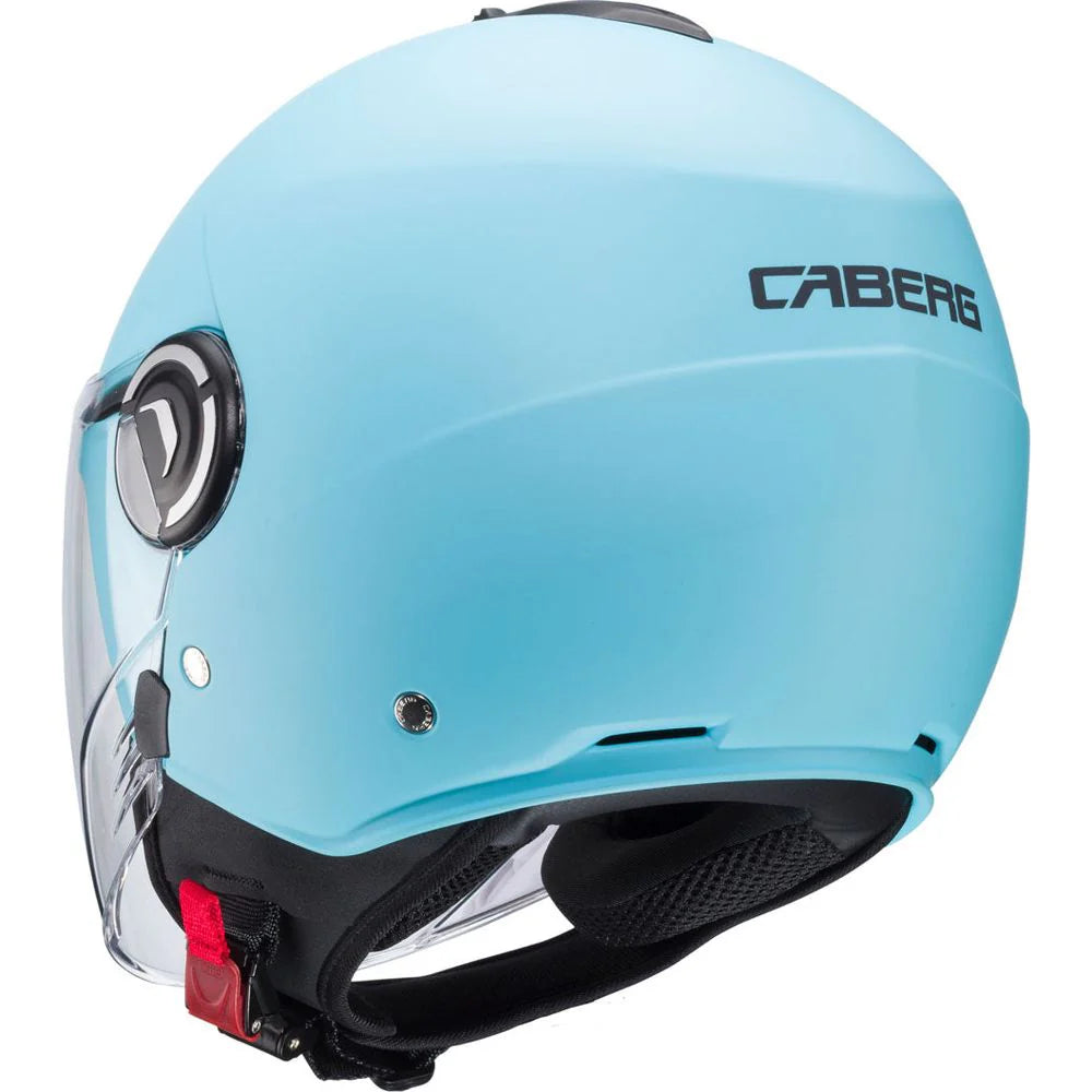 Caberg Riviera V4X Plain Matt Light Blue Motorcycle Helmet