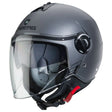 Caberg Riviera V4X Plain Matt Gun Metal Motorcycle Helmet 