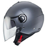 Caberg Riviera V4X Plain Matt Gun Metal Motorcycle Helmet