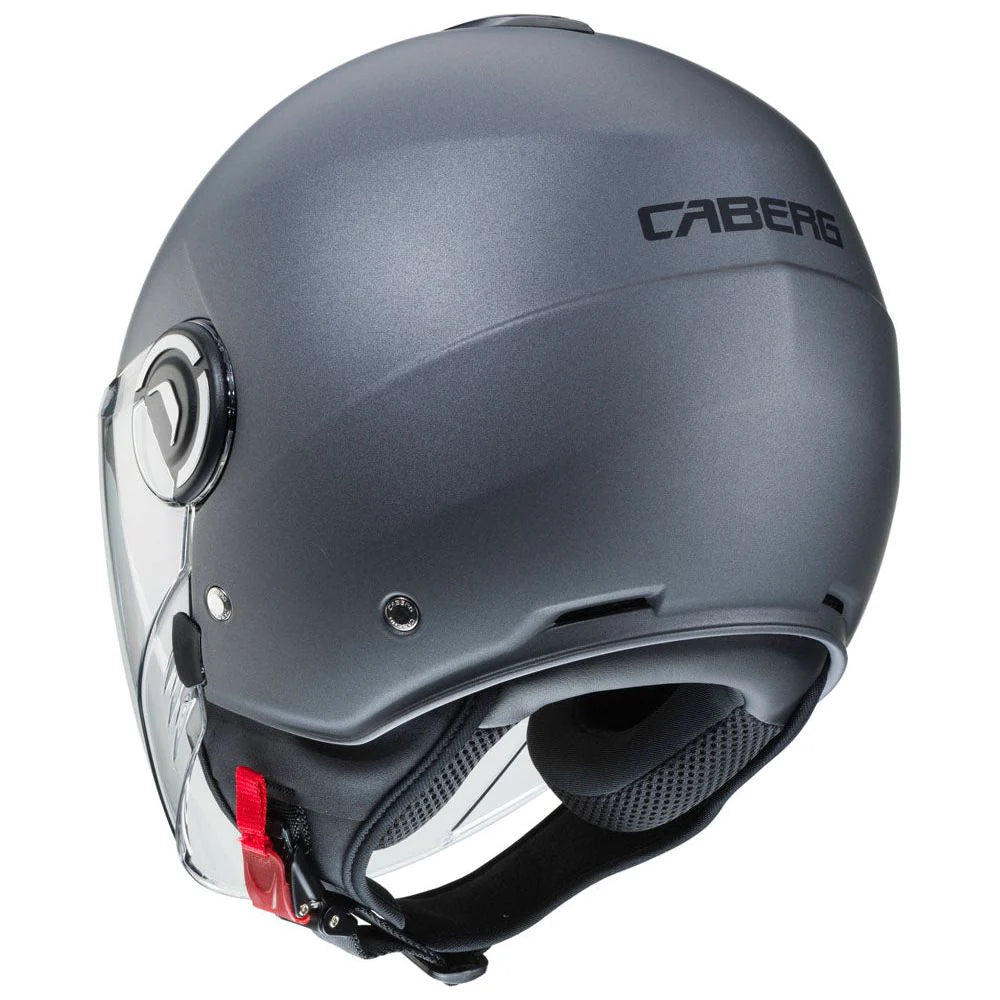 Caberg Riviera V4X Plain Matt Gun Metal Motorcycle Helmet