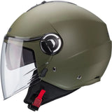 Caberg Riviera V4X Plain Matt Military Green Motorcycle Helmet