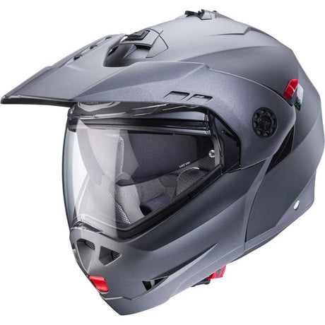 Caberg Tourmax X Plain Matt Gun Metal Motorcycle Helmet