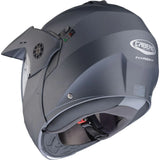 Caberg Tourmax X Plain Matt Gun Metal Motorcycle Helmet
