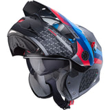Caberg Tourmax X Sarabe Matt Gun Black Blue Red Motorcycle Helmet