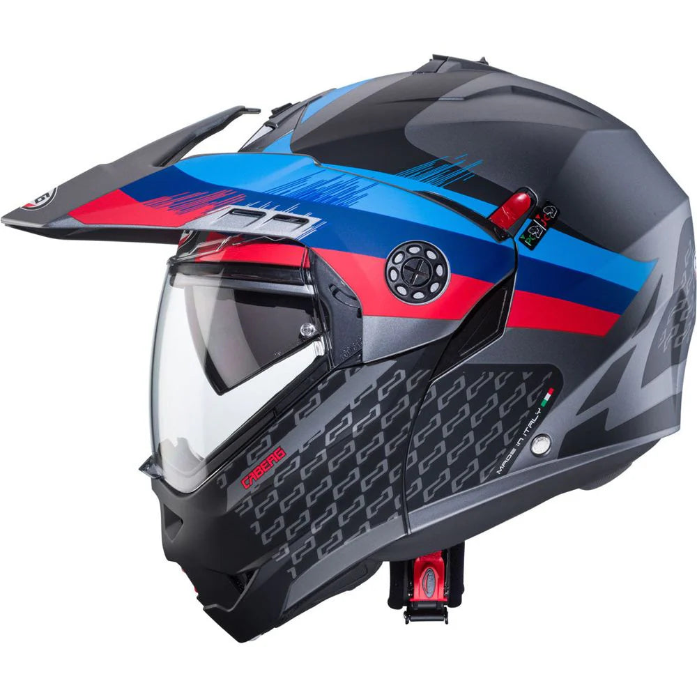 Caberg Tourmax X Sarabe Matt Gun Black Blue Red Motorcycle Helmet