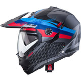 Caberg Tourmax X Sarabe Matt Gun Black Blue Red Motorcycle Helmet