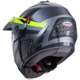 Caberg Tourmax X Sarabe Matt Gun Black Yellow Motorcycle Helmet