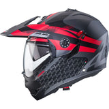 Caberg Tourmax X Sarabe Matt Gun Black Red Motorcycle Helmet