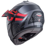 Caberg Tourmax X Sarabe Matt Gun Black Red Motorcycle Helmet