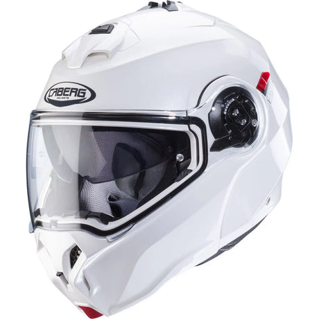Caberg Duke Evo White Metal Motorcycle Helmet