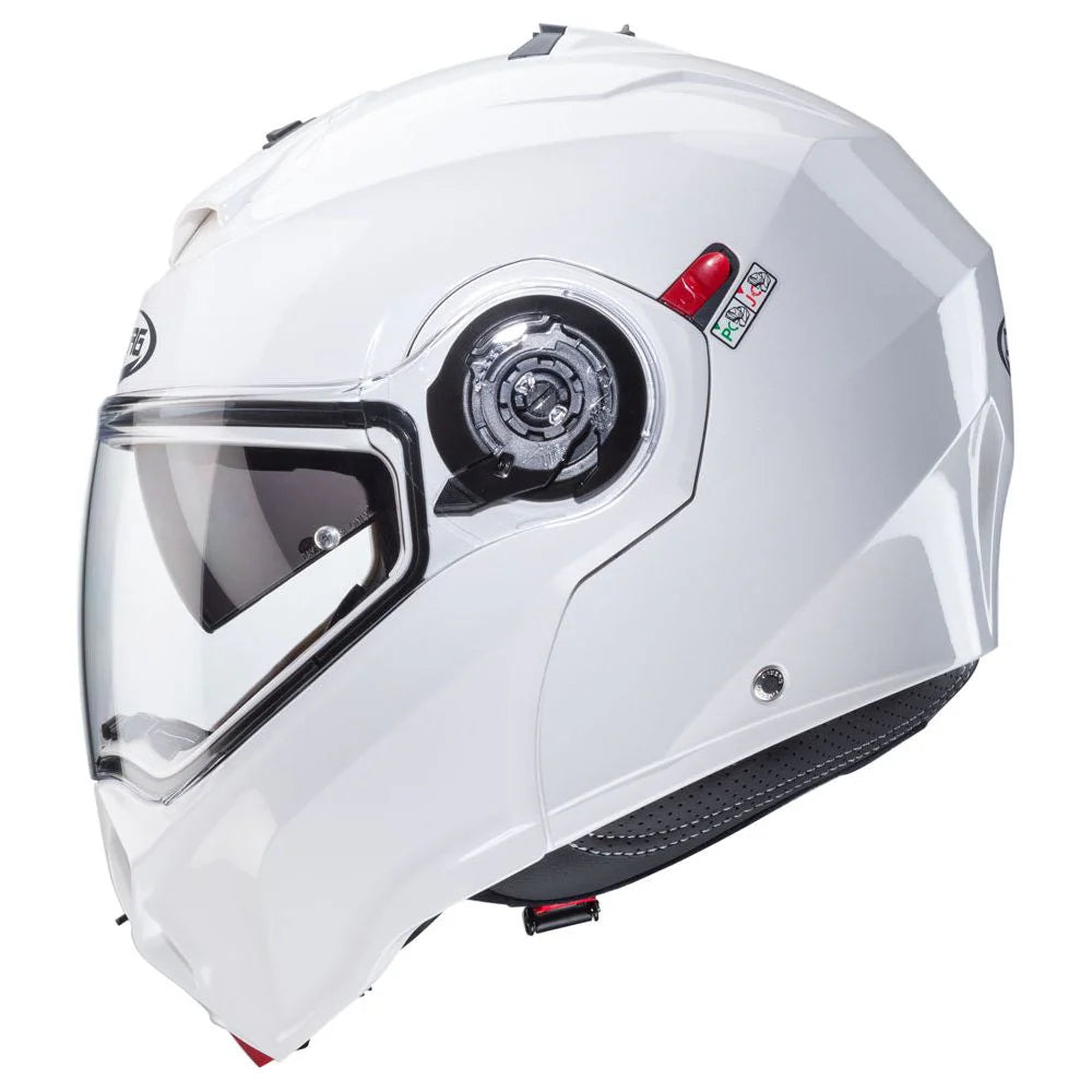 Caberg Duke Evo White Metal Motorcycle Helmet