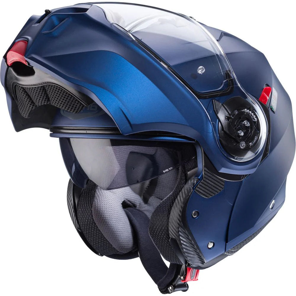 Caberg Duke Evo Plain Matt Blue Motorcycle Helmet